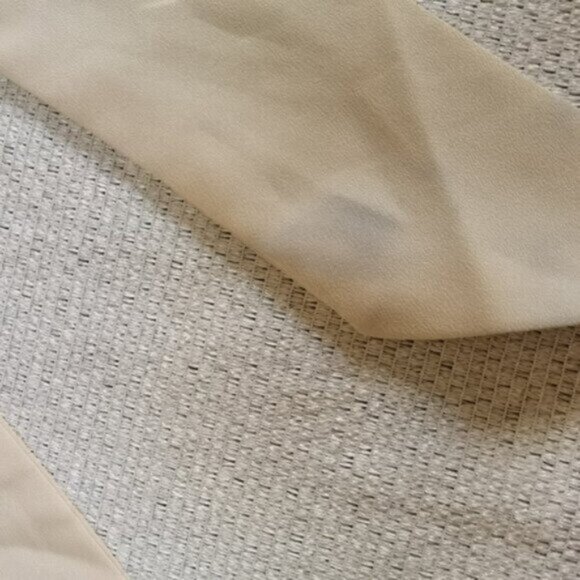 Polka dot navy blue tie waist dress - Picture 8 of 8